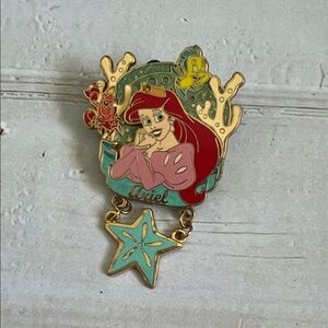 2006 Ariel Enamel Pin with Starfish Charm